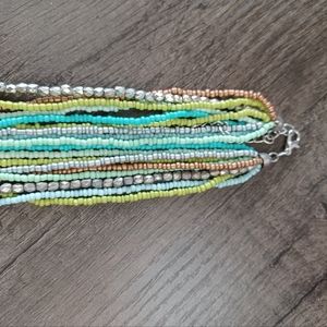 Beaded necklace long